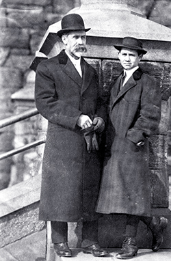 JB Fairbanks and son Avard T. Fairbanks